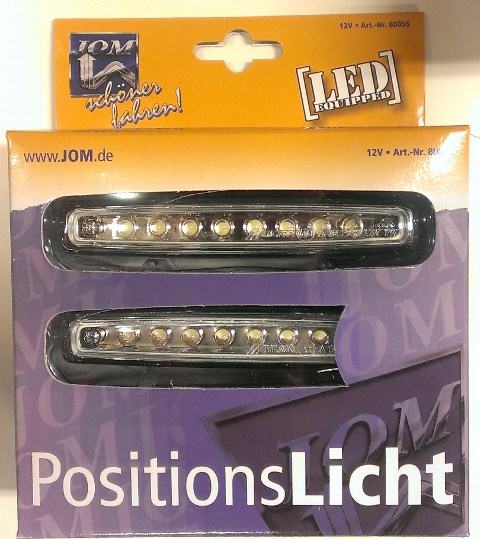LED Dagrijlampen Set met 8 LED's per kant